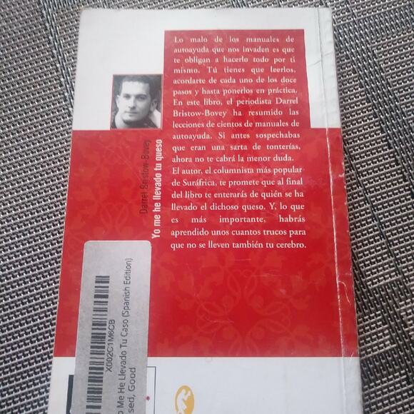 Yo me he llevado tu Queso Darrel Bristow Bove Spanish Small Pocket Book - Picture 2 of 3